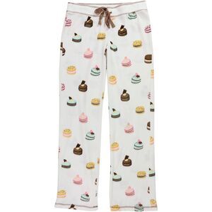 PJ Studio Womens Macaron Pajama Lounge Pants, White, NWT
